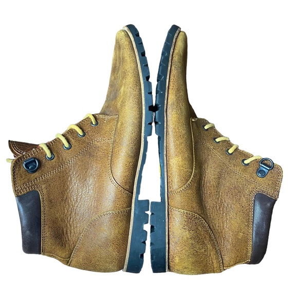 Woolrich Leather Lace-up Hiking Boot Vibram soles women’s - Picture 8 of 15